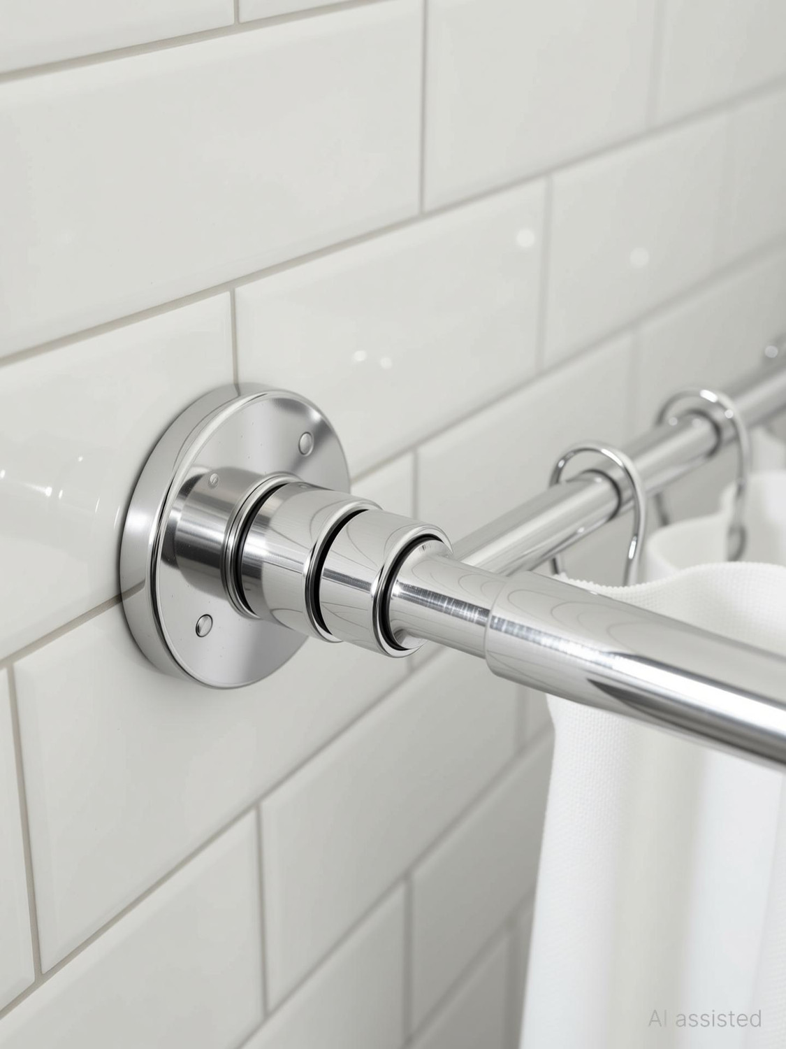 Image of Cantil Silver Curtain Rods
