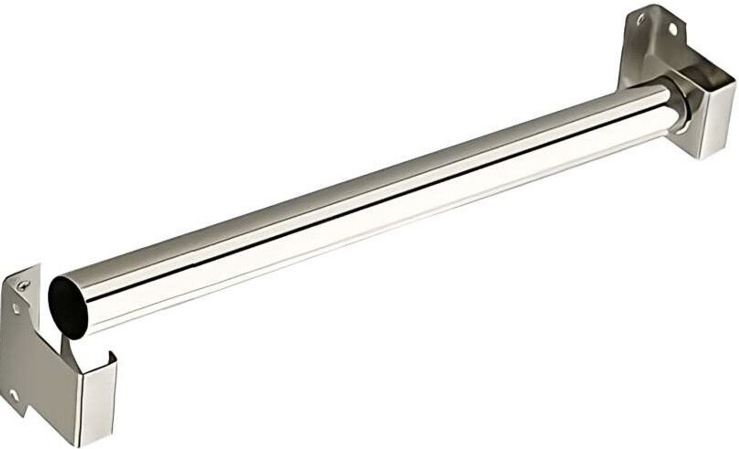 Image of flytech Silver Rod Rail Bracket Metal