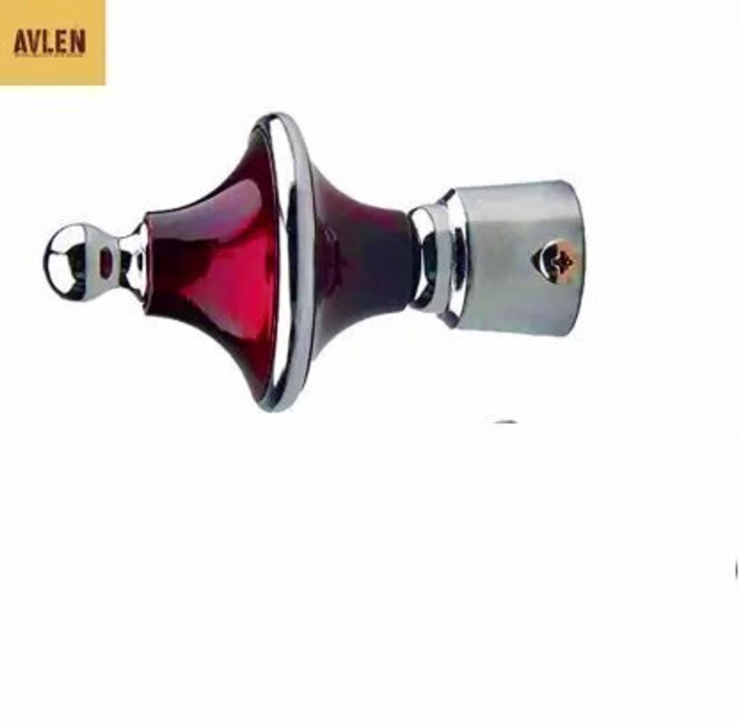 AVLEN Maroon, Silver Rod Rail Bracket, Curtain Knobs, Tassels, Curtain Rods Metal