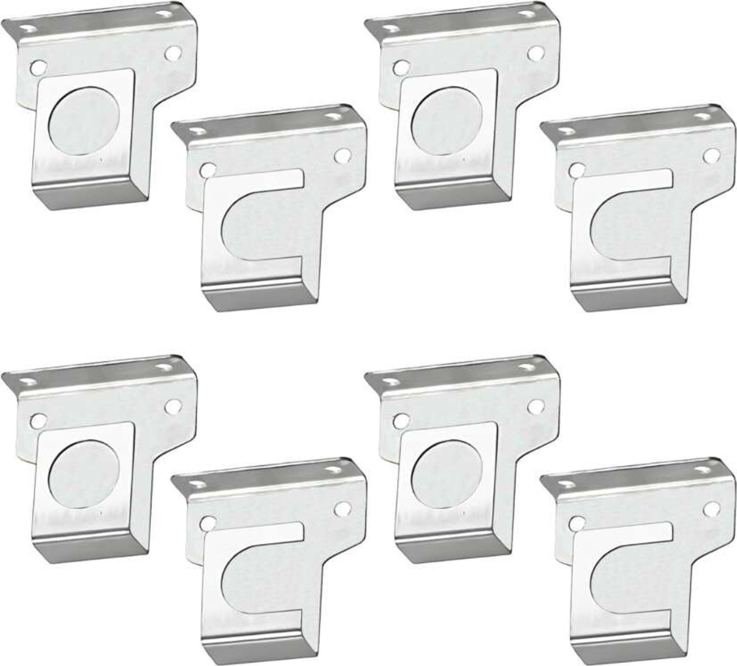 Image of flytech Silver Rod Rail Bracket Metal