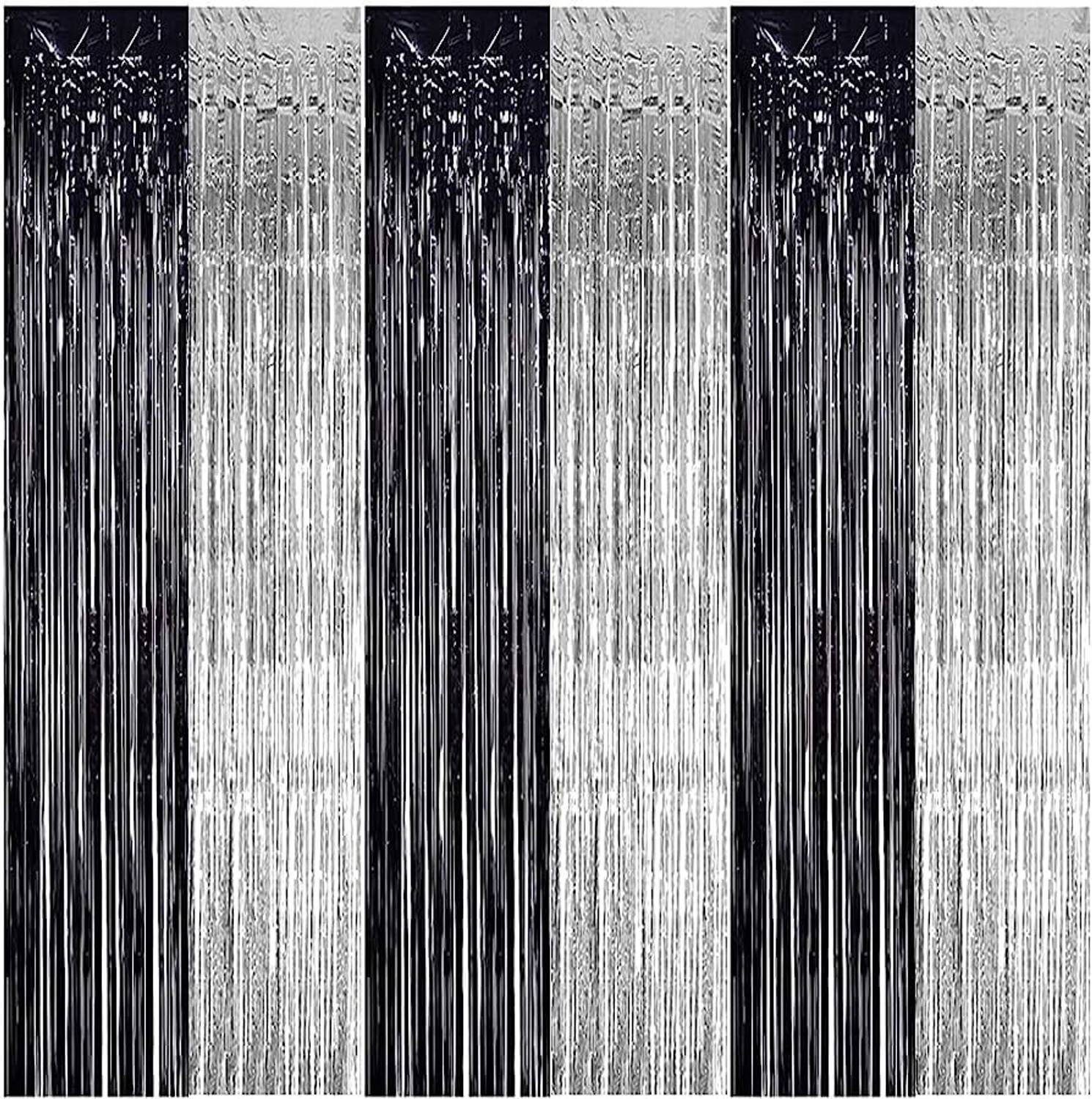 AAKRISH 90 cm (3 ft) Window PVC Semi Transparent Curtain (Pack Of 4)
