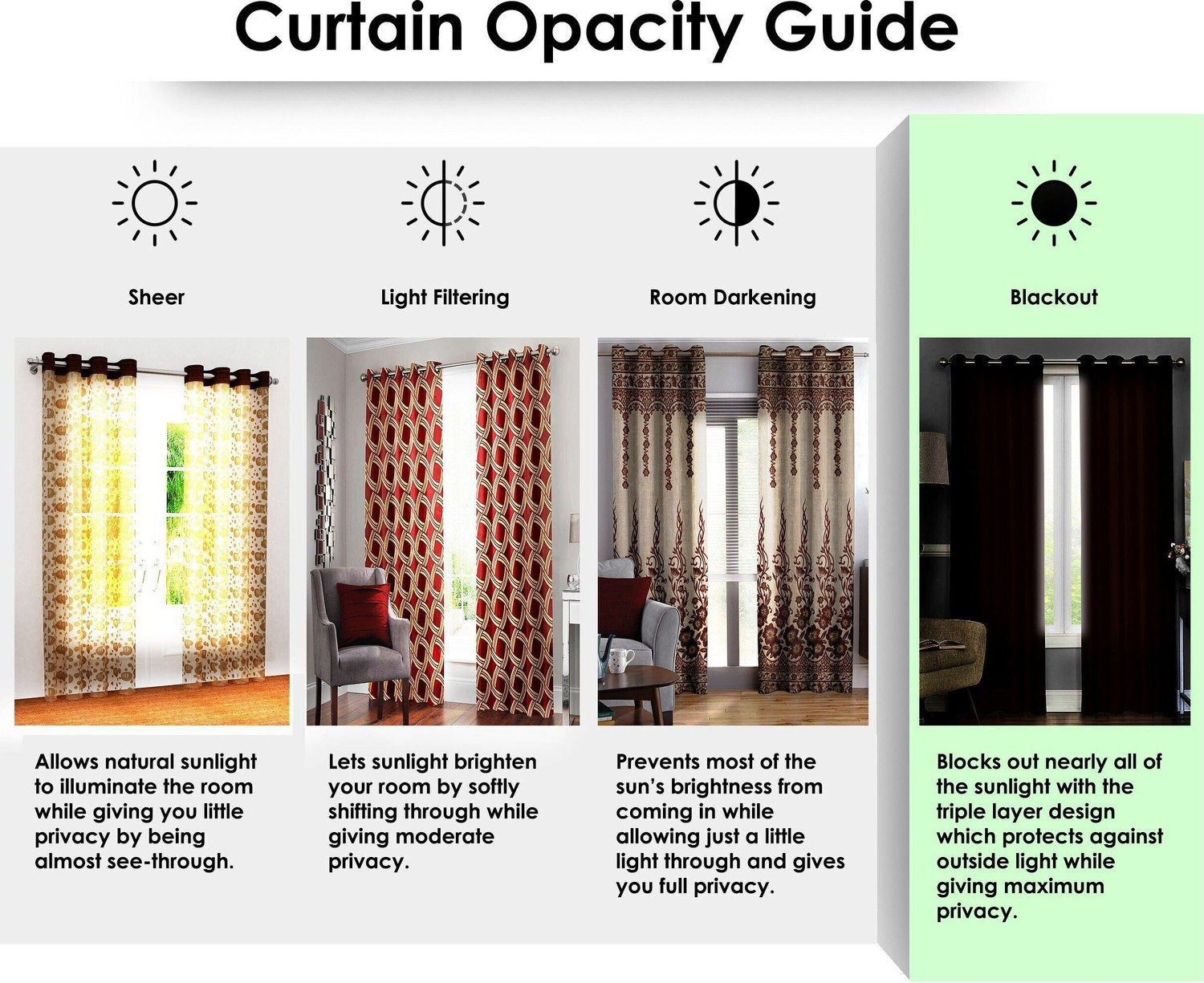 Image of Story@home 152 cm (5 ft) Window Polyester, Silk Blackout Curtain (Pack Of 2)