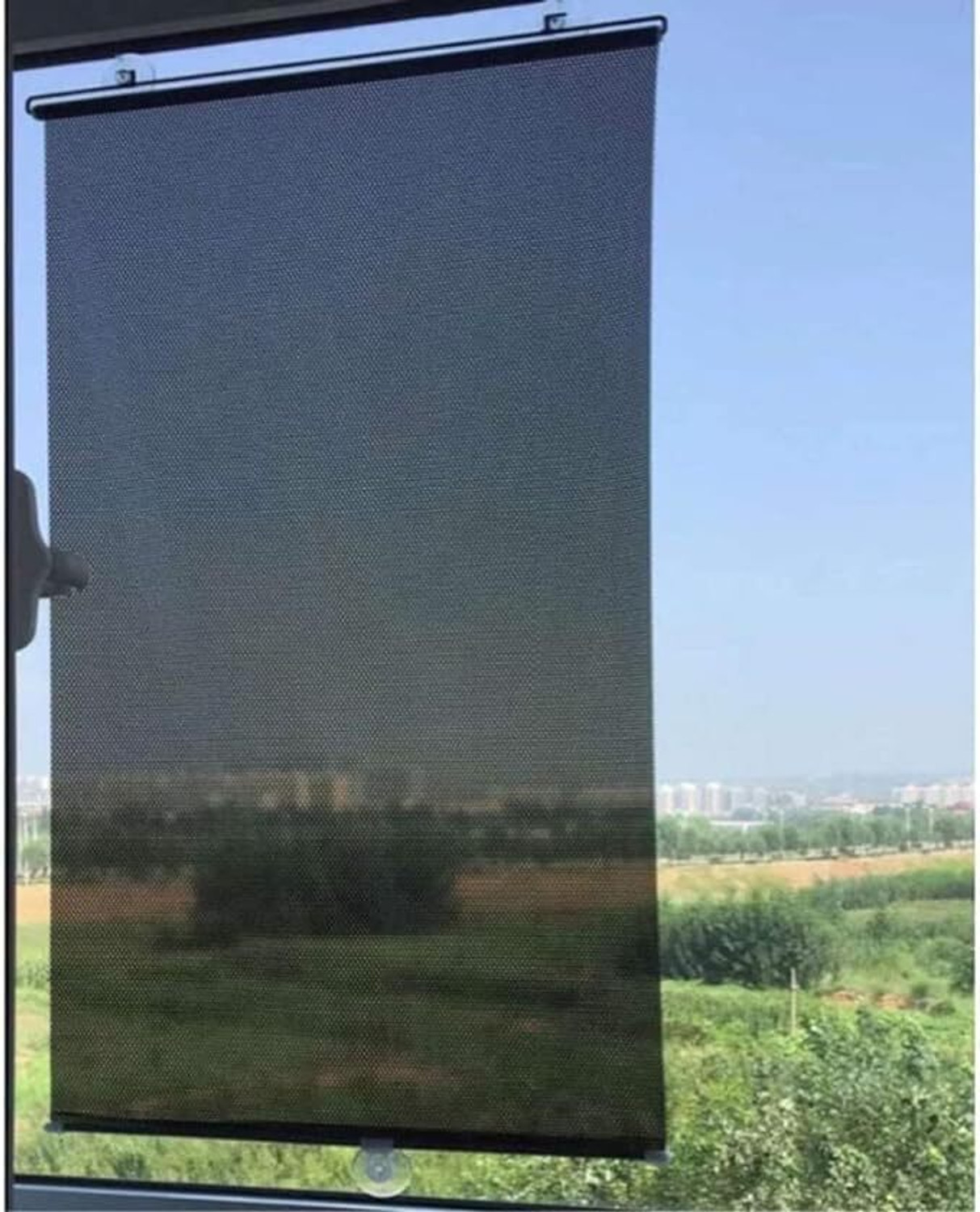 Image of HRK Enterprise 10 cm (0 ft) Window Polyester Transparent Curtain Single Curtain