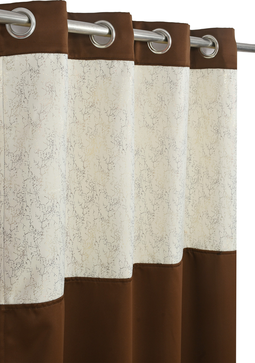 Image of Home Stylish 274 cm (9 ft) Long Door Silk Blackout Curtain Single Curtain