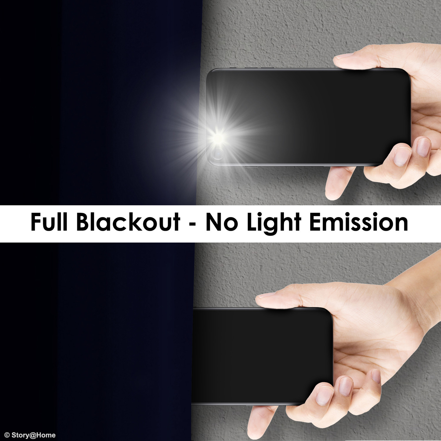 Image of Story@home 275 cm (9 ft) Long Door Polyester, Silk Blackout Curtain (Pack Of 2)