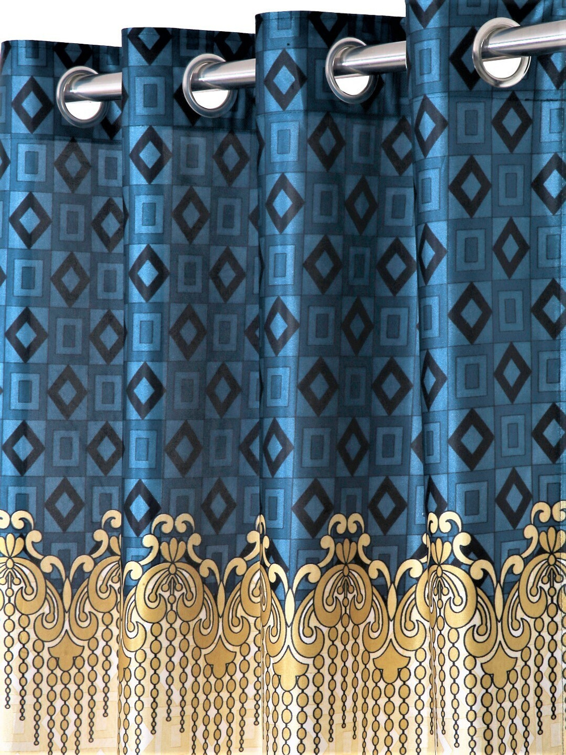 Image of Home Sizzler 274 cm (9 ft) Long Door Polyester Semi Transparent Curtain (Pack Of 4)