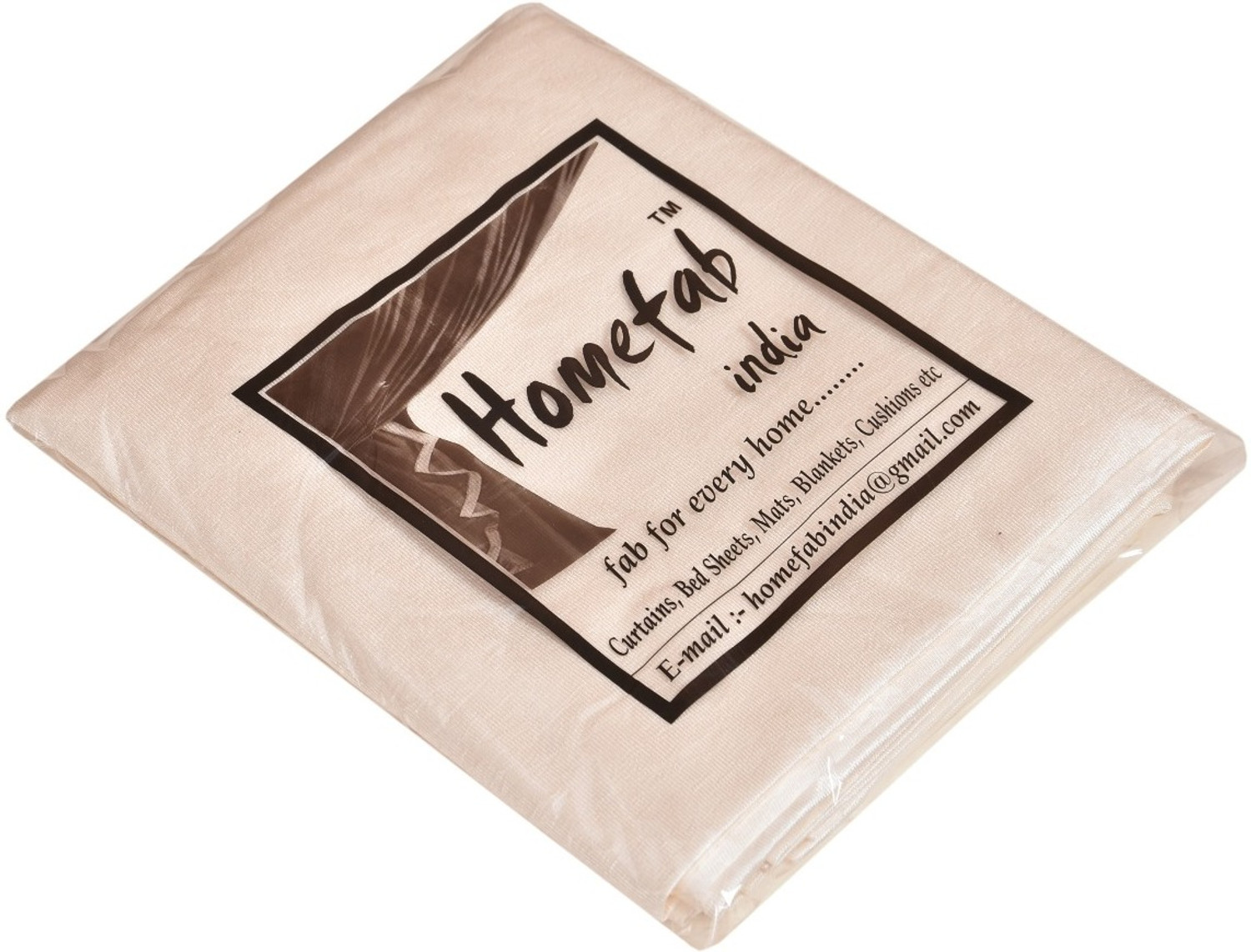 Image of Homefab India 183 cm (6 ft) Window Polyester Semi Transparent Curtain (Pack Of 2)