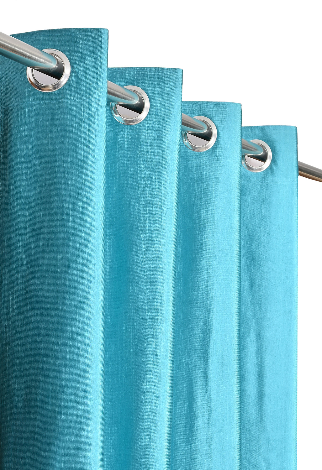 Image of kiara Creations 213 cm (7 ft) Door Polyester Semi Transparent Curtain (Pack Of 3)