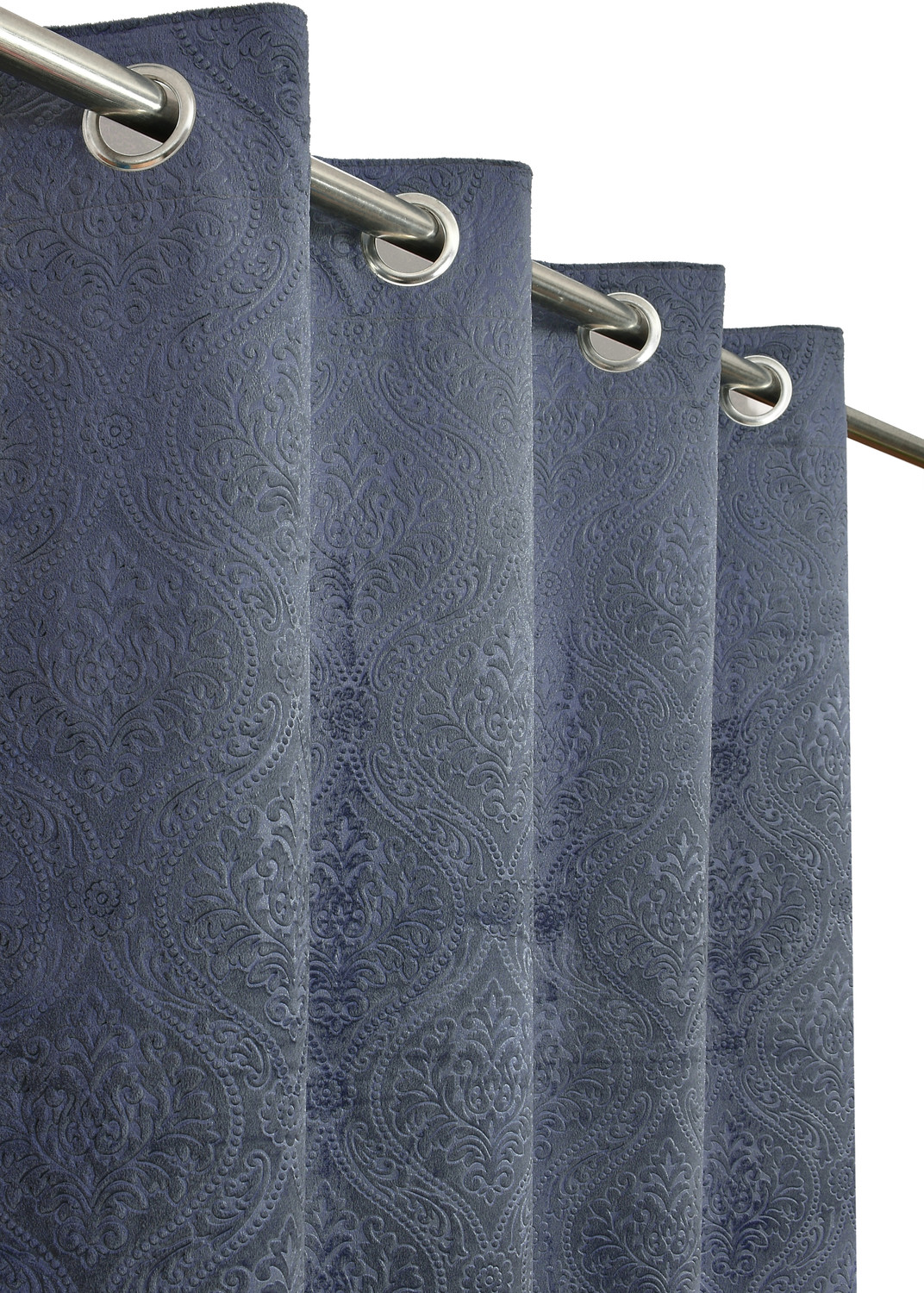 Image of Homefab India 214 cm (7 ft) Door Velvet Room Darkening Curtain (Pack Of 2)