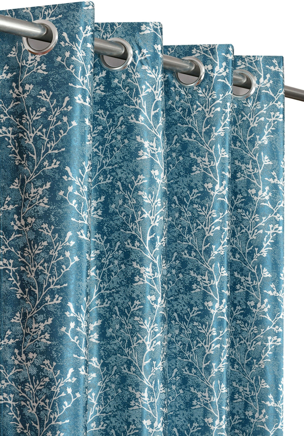 Image of Homefab India 152.4 cm (5 ft) Window Polyester Room Darkening Curtain (Pack Of 2)