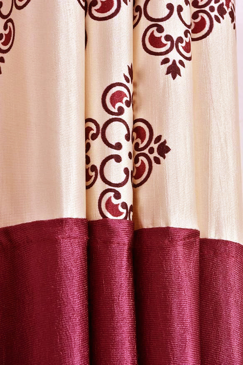 Image of Lunar Days 152 cm (5 ft) Window Polyester Room Darkening Curtain (Pack Of 4)