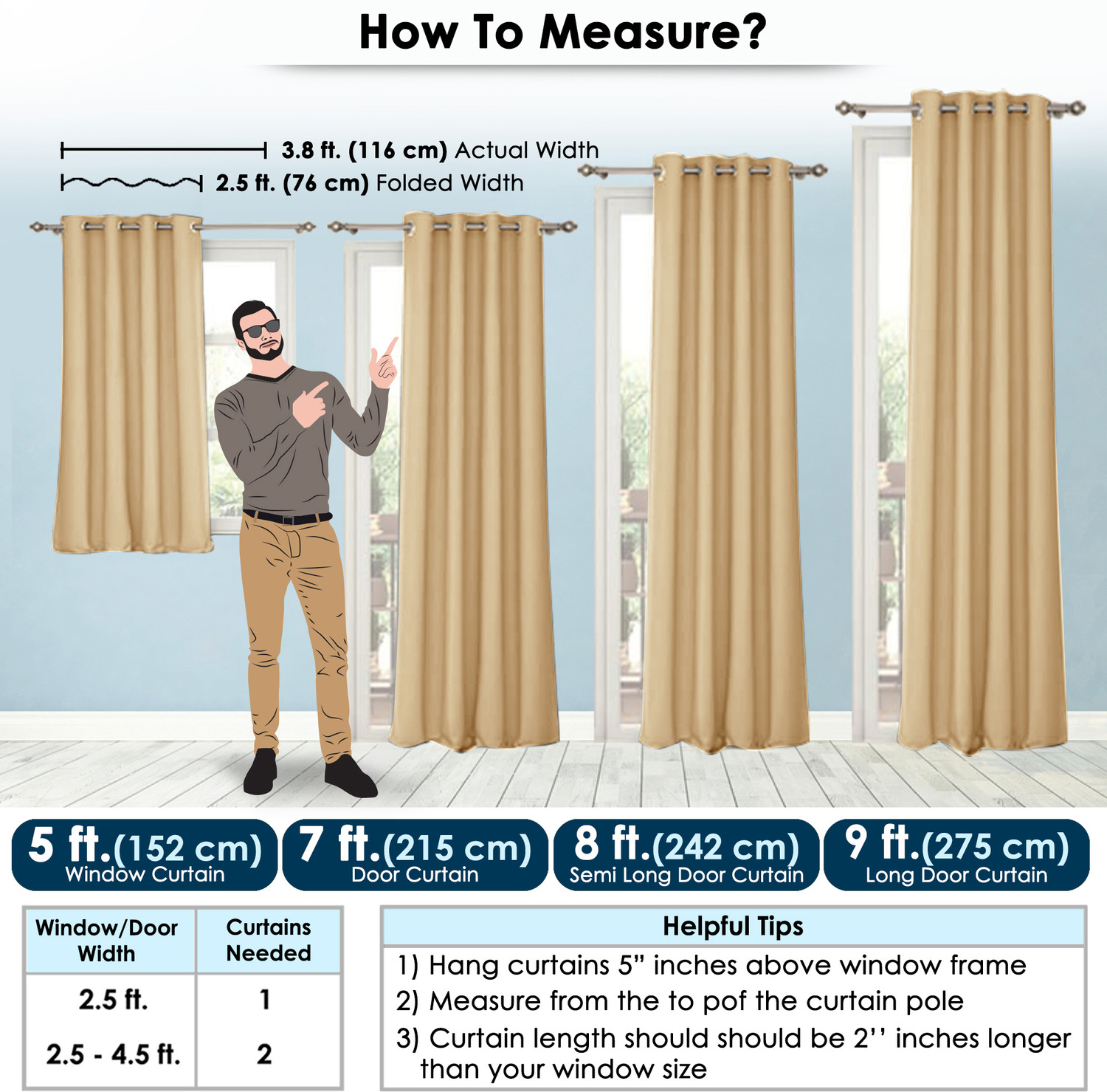 Image of Story@home 275 cm (9 ft) Long Door Polyester, Silk Blackout Curtain (Pack Of 2)