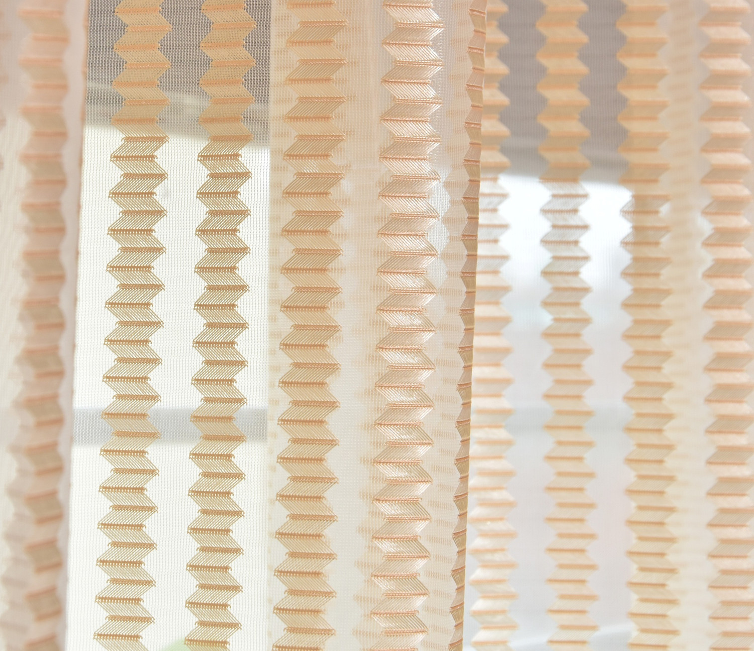 Image of Homefab India 152.4 cm (5 ft) Window Tissue Transparent Curtain (Pack Of 2)
