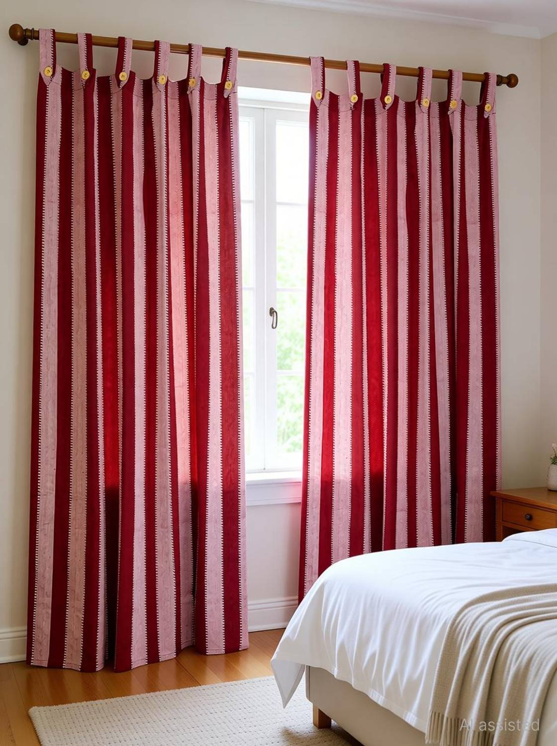 Alemah 153 cm (5 ft) Window Cotton Room Darkening Curtain (Pack Of 2)