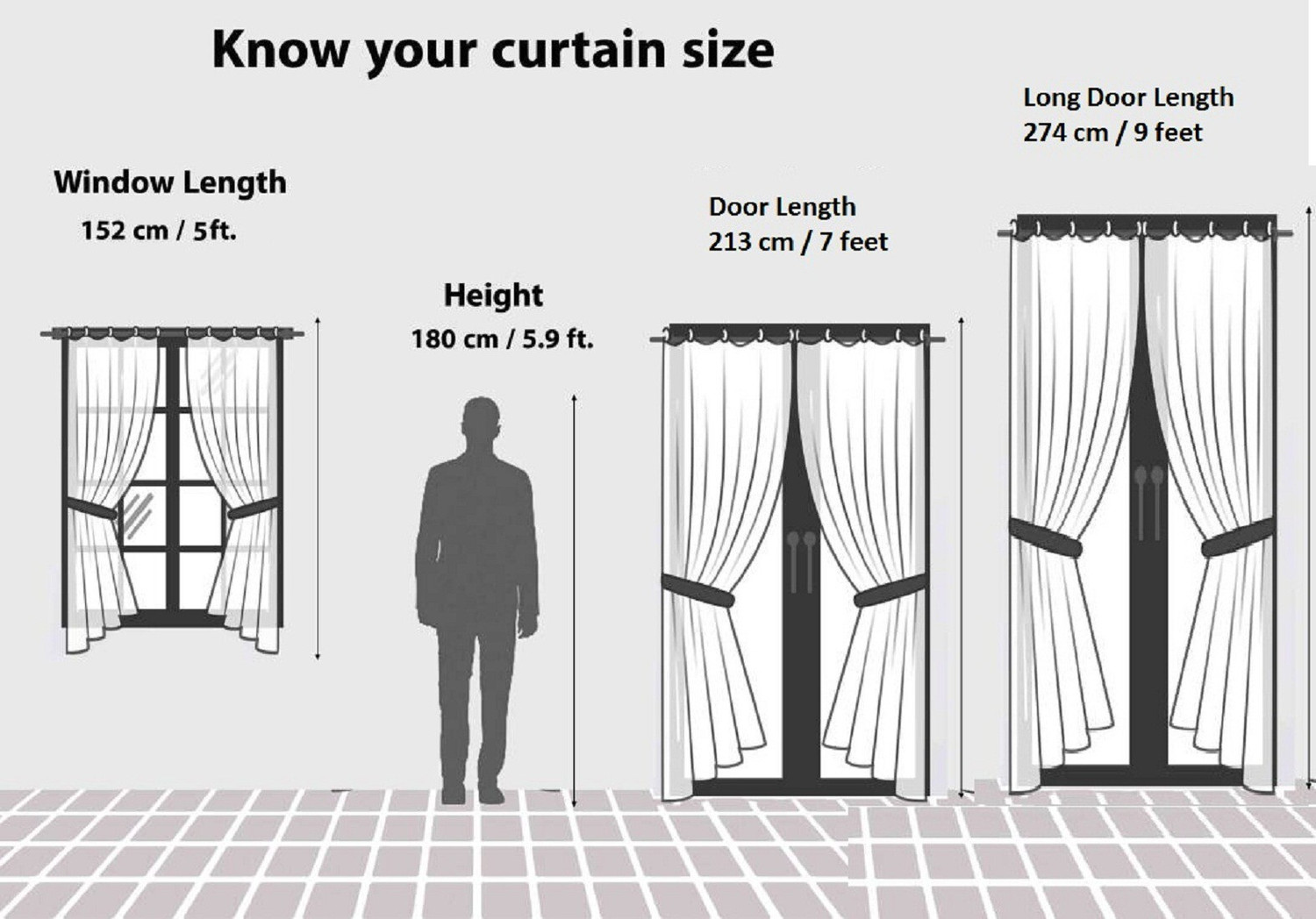 Image of Panipat Textile Hub 274 cm (9 ft) Long Door Polyester Semi Transparent Curtain (Pack Of 3)