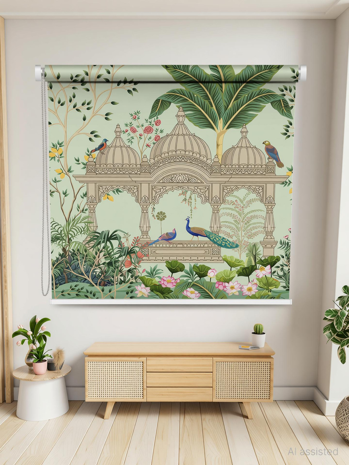 pakerdecor Roller Blind Cord Drawn On Window
