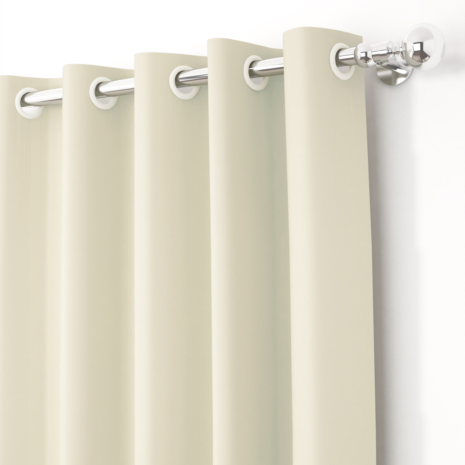 Image of Story@home 152 cm (5 ft) Window Polyester, Silk Blackout Curtain (Pack Of 2)