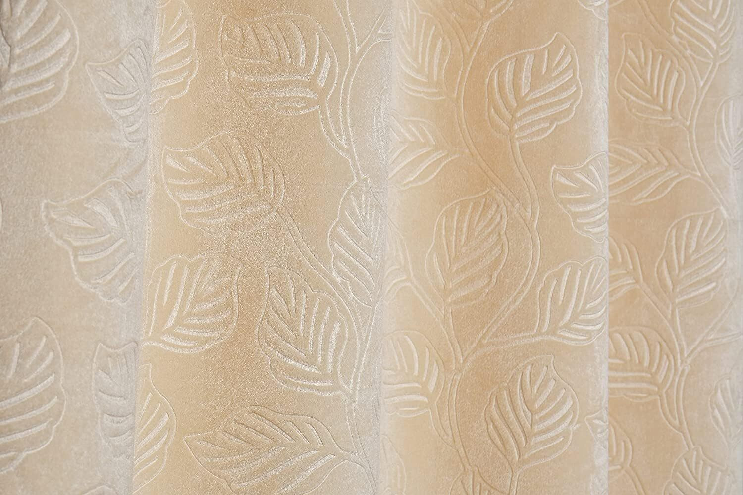 Image of Home Sazawat 213 cm (7 ft) Door Velvet Room Darkening Curtain (Pack Of 4)
