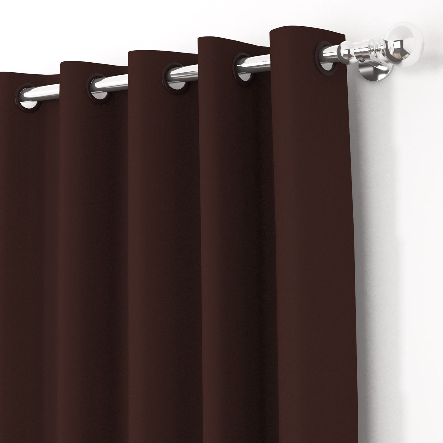 Image of Story@home 152 cm (5 ft) Window Polyester, Silk Blackout Curtain (Pack Of 2)