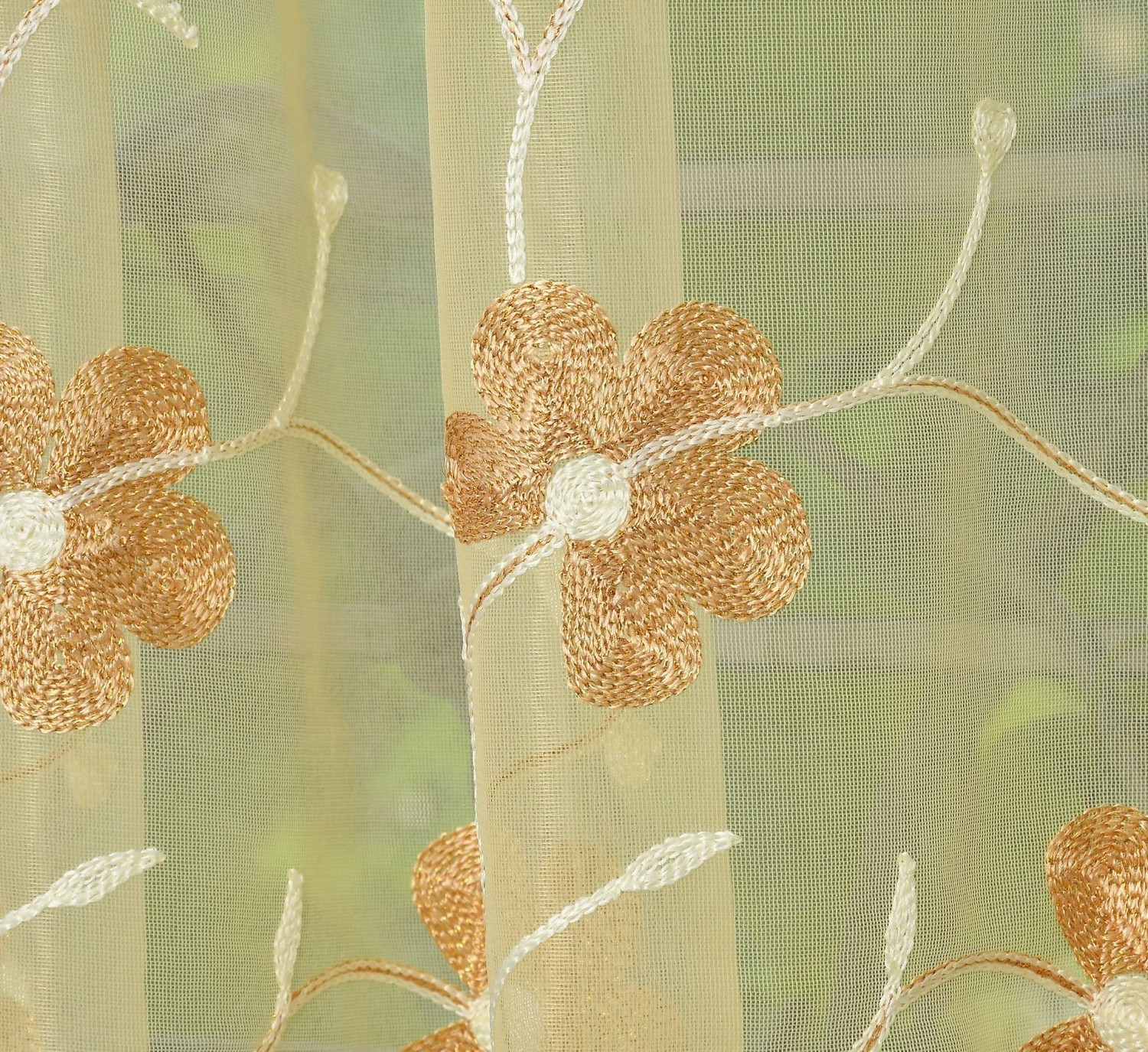 Image of Homefab India 152.4 cm (5 ft) Window Polyester Transparent Curtain (Pack Of 2)