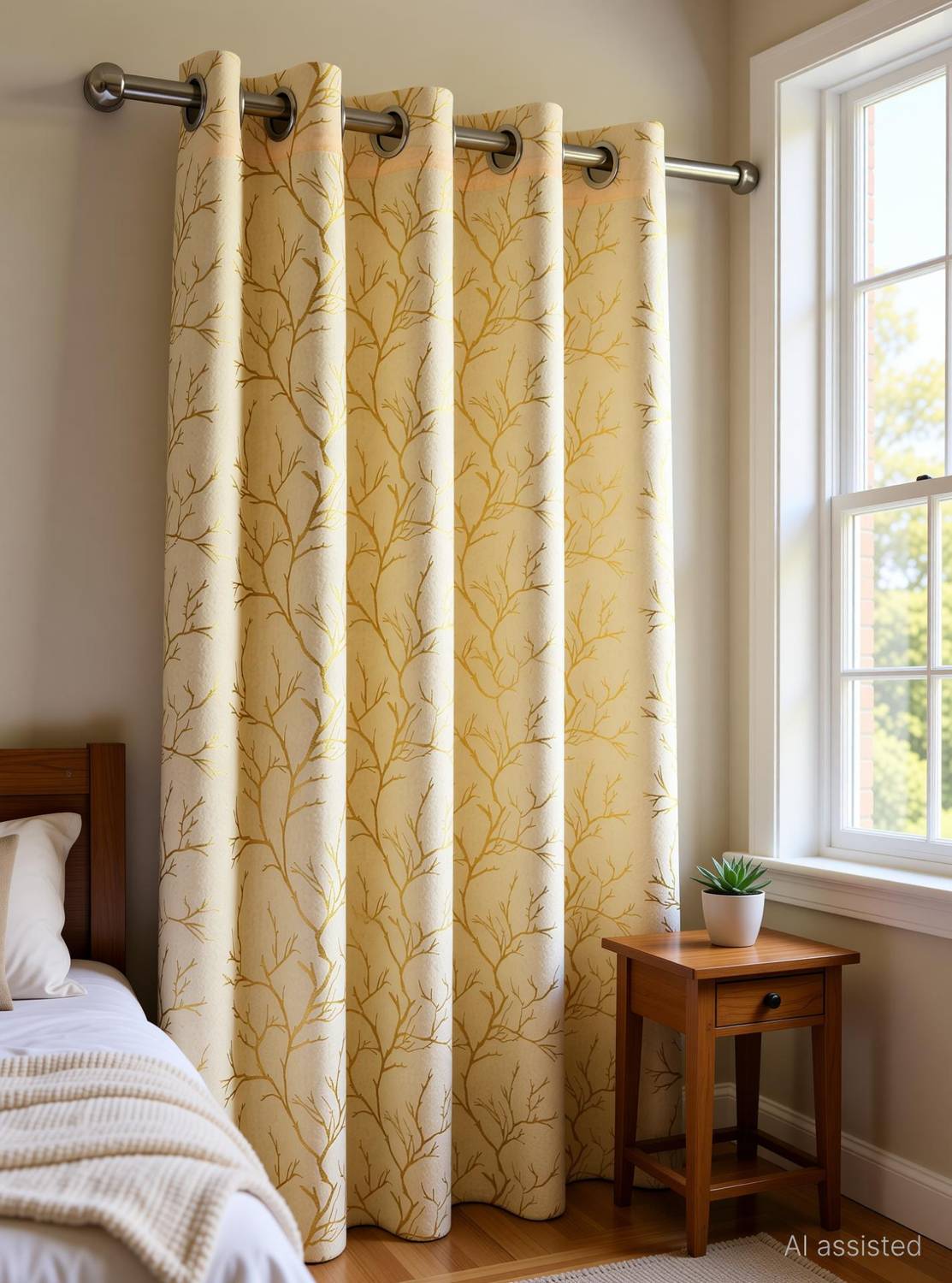 Galaxy Drape 213 cm (7 ft) Door Velvet Room Darkening Curtain (Pack Of 2)