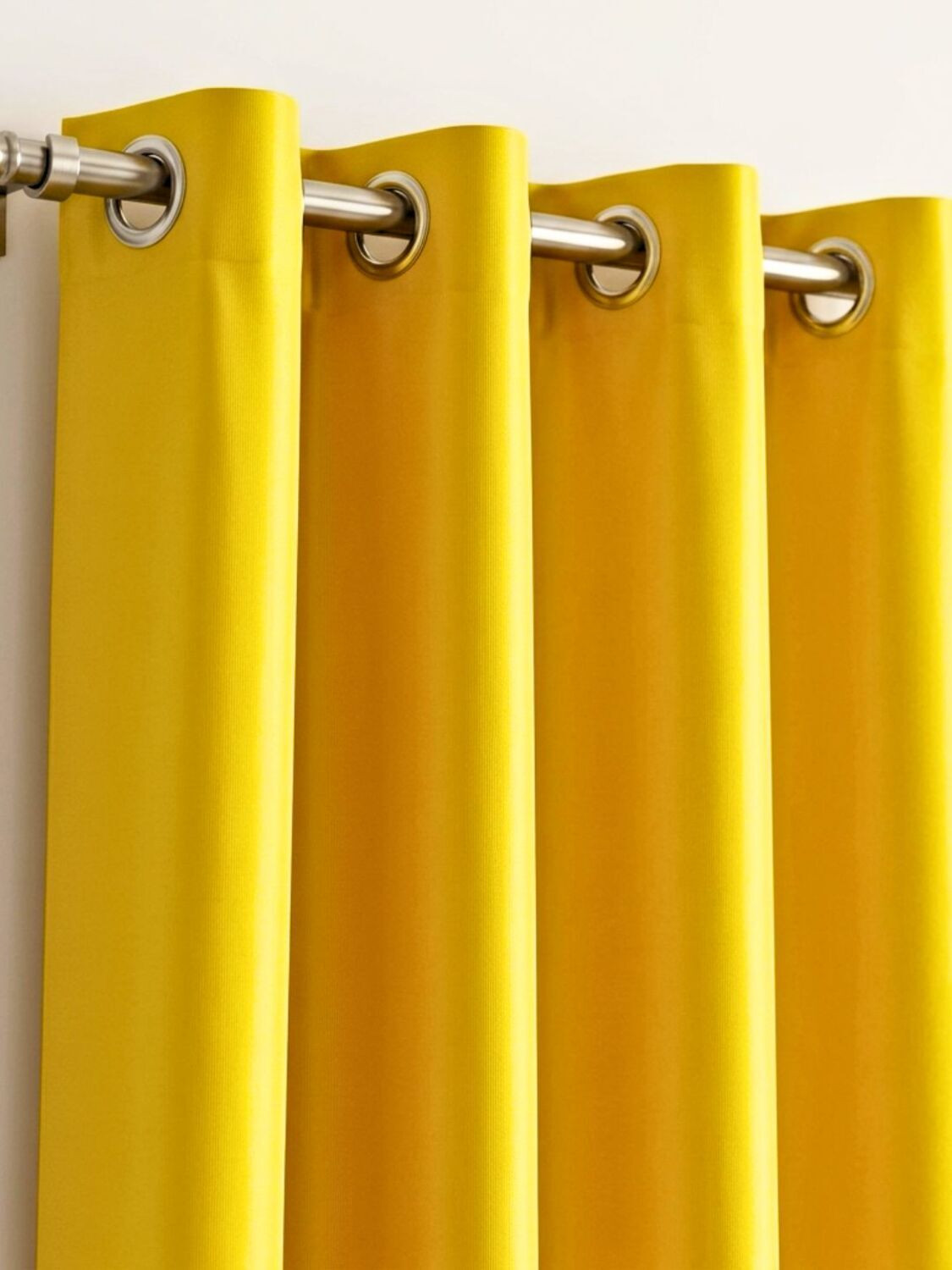 Image of Kanodia Poly Fab 152.4 cm (5 ft) Window Polyester Semi Transparent Curtain (Pack Of 2)