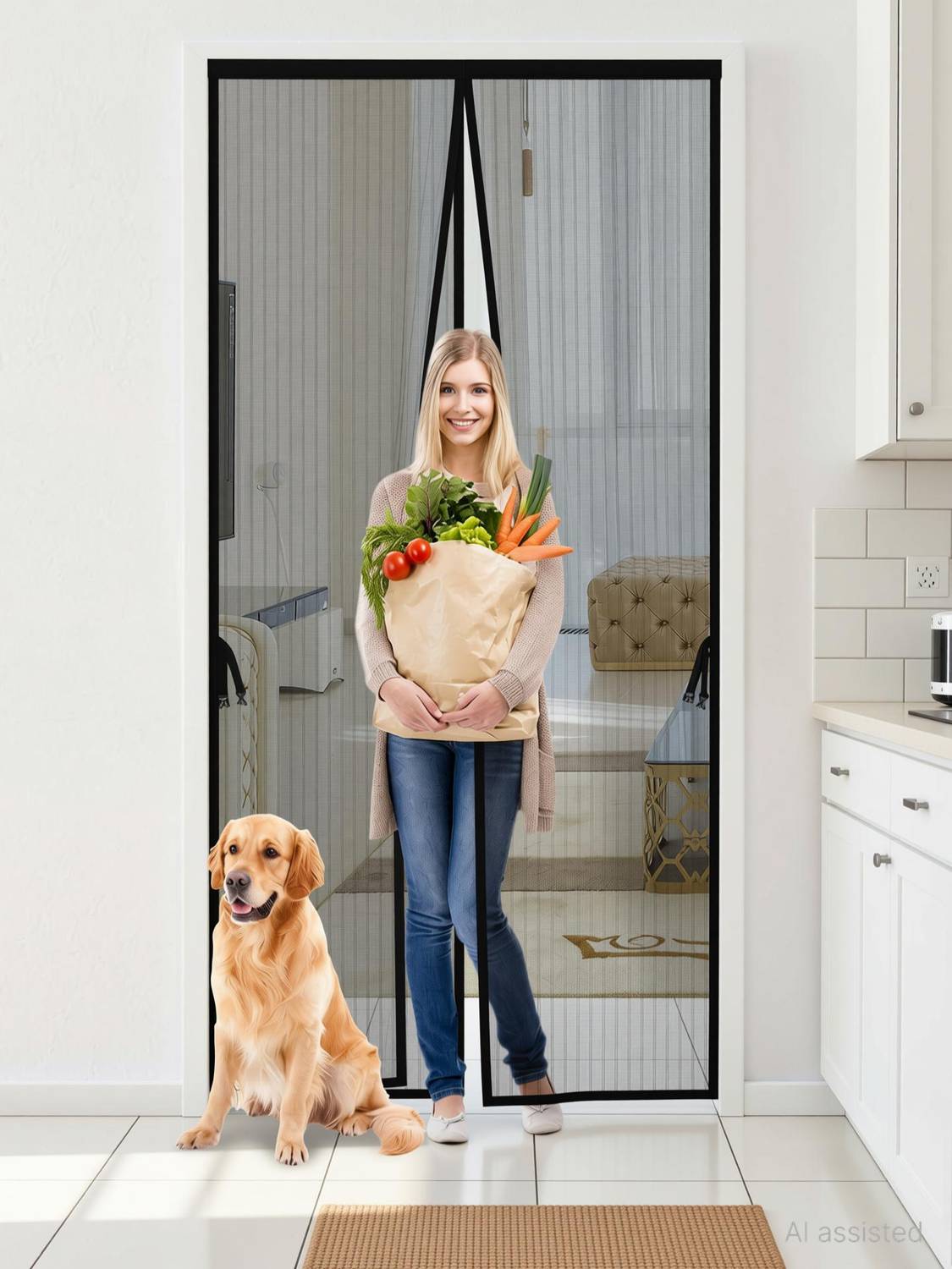 KARP 200 cm Semi Transparent Polyester Curtain - Image 1