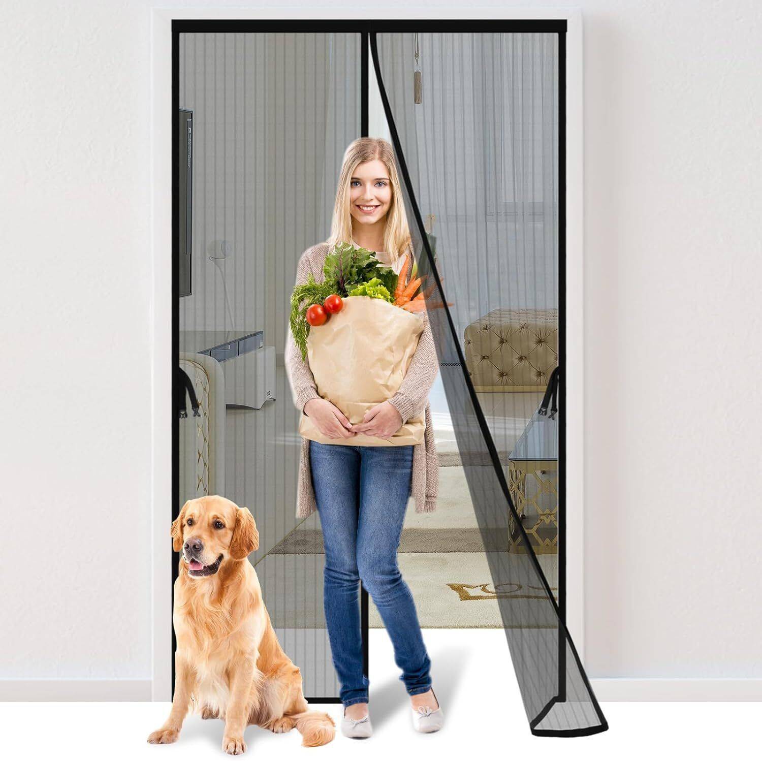 KARP 200 cm Semi Transparent Polyester Curtain - Image 3