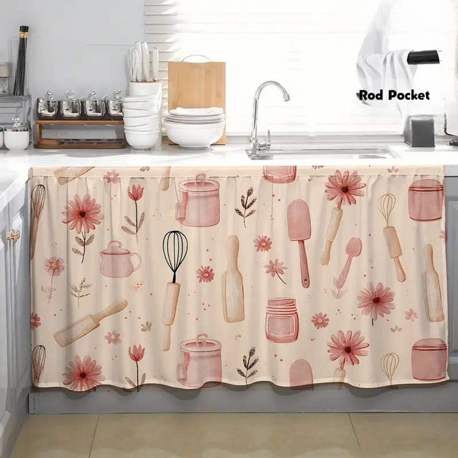 ANSHMJIMN 150 cm (5 ft) Window Satin Blackout Curtain Single Curtain