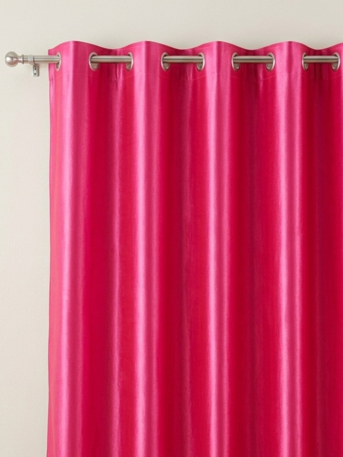 Image of Kanodia Poly Fab 152.4 cm (5 ft) Window Polyester Semi Transparent Curtain (Pack Of 2)