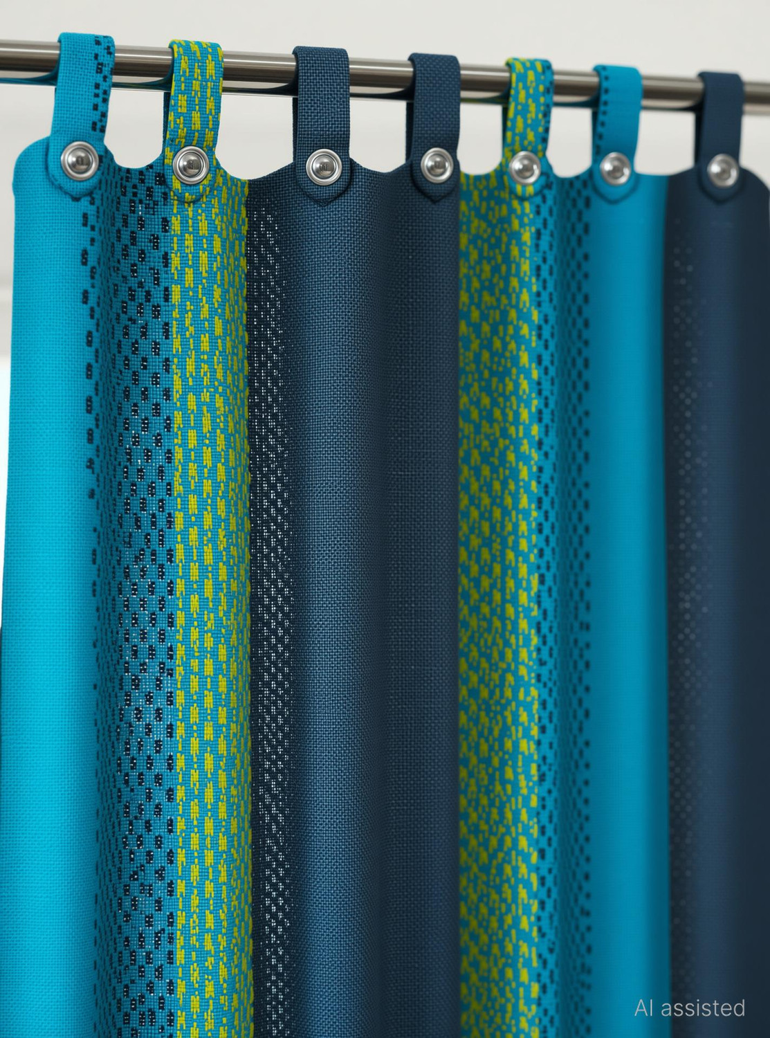 Image of Lakshmi 202 cm (7 ft) Window Cotton Curtain Single Curtain