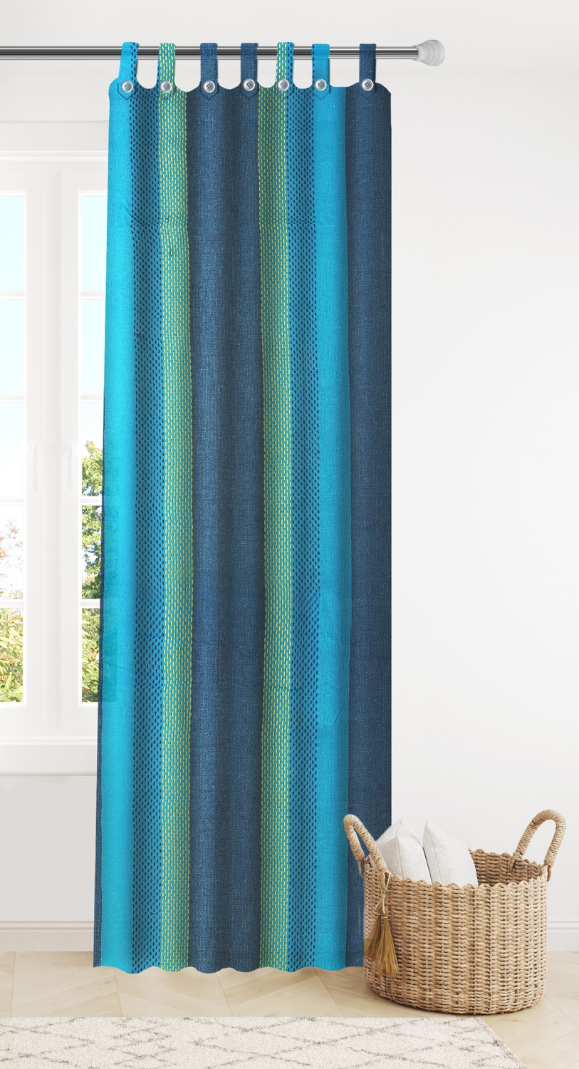 Image of Lakshmi 202 cm (7 ft) Window Cotton Curtain Single Curtain