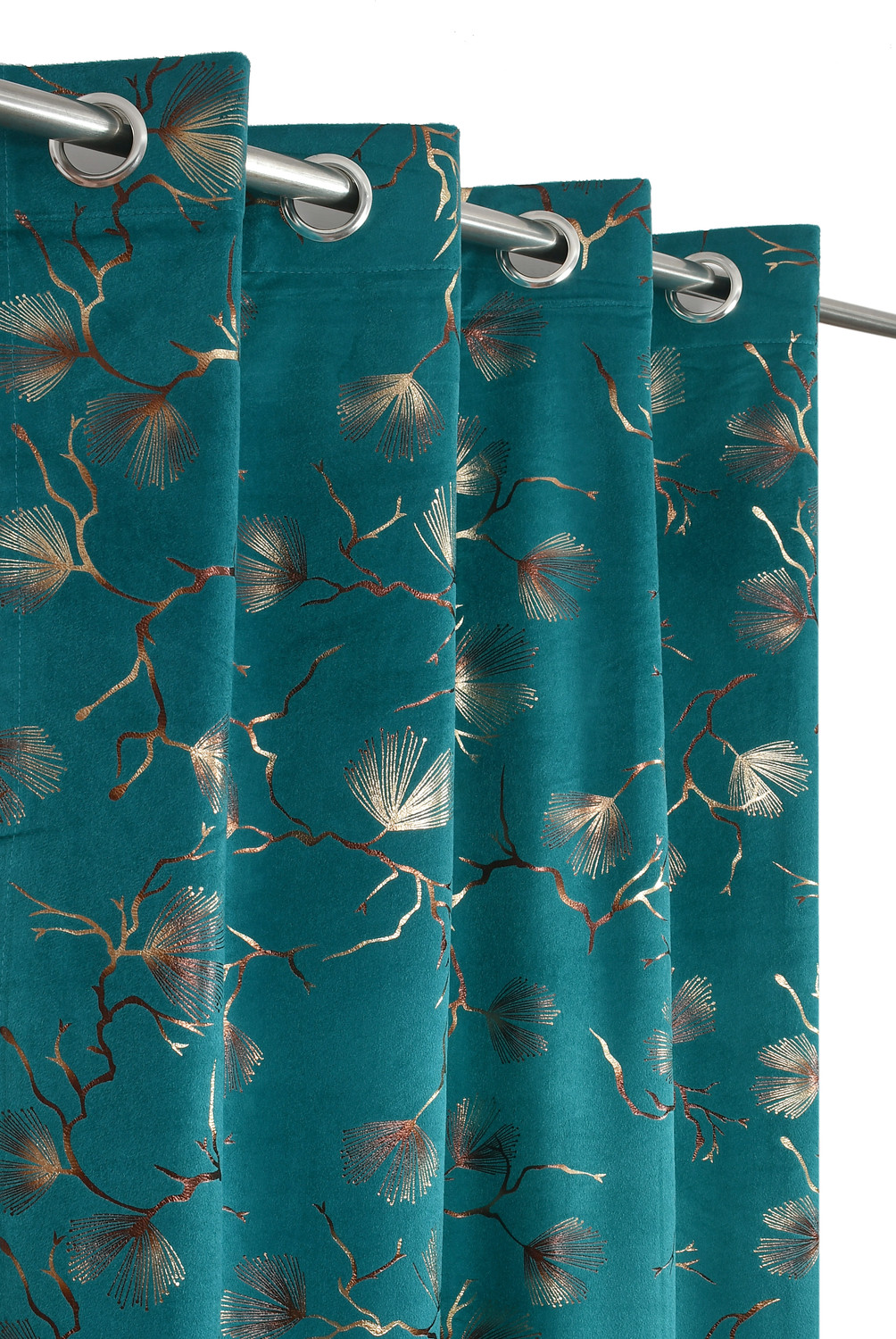 Image of Hanu Craft 213 cm (7 ft) Door Velvet Room Darkening Curtain (Pack Of 2)