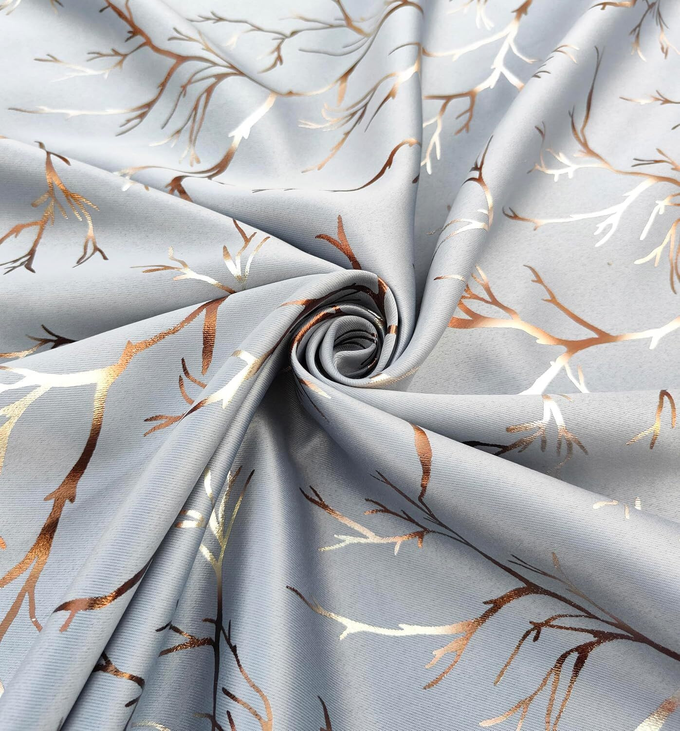 Image of KFHDECOR 153 cm (5 ft) Window Polyester Blackout Curtain Single Curtain