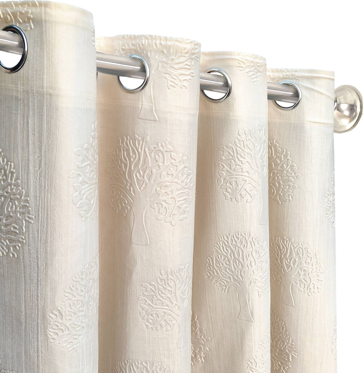 BLESSINGS 213.36 cm (7 ft) Door Polyester Room Darkening Curtain Single Curtain
