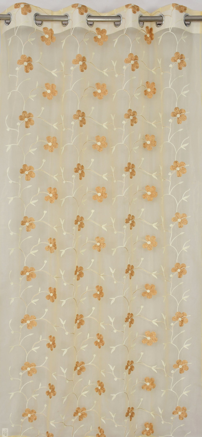 Image of Homefab India 152.4 cm (5 ft) Window Polyester Transparent Curtain (Pack Of 2)