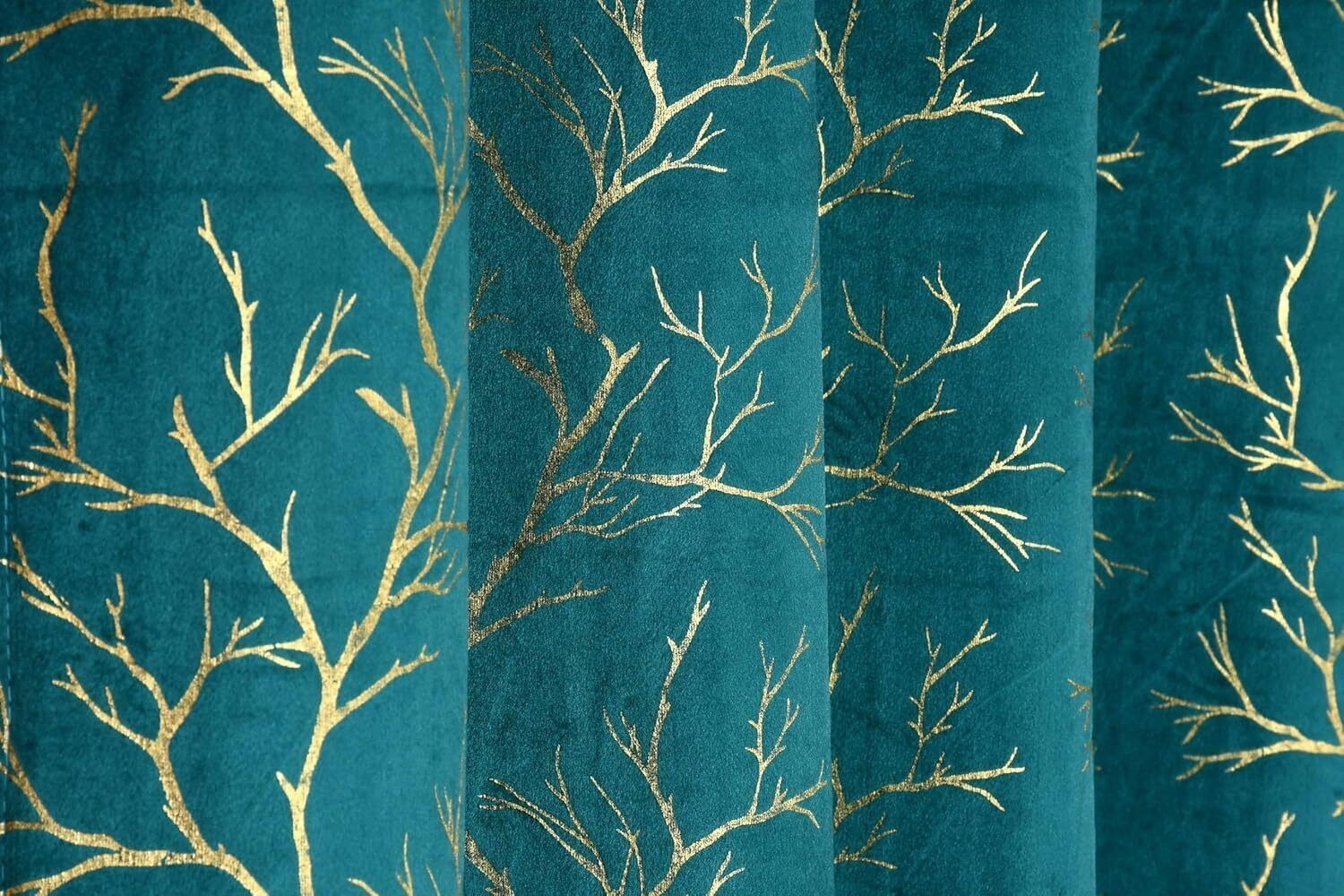 Image of Home Sazawat 152 cm (5 ft) Window Velvet Room Darkening Curtain (Pack Of 2)