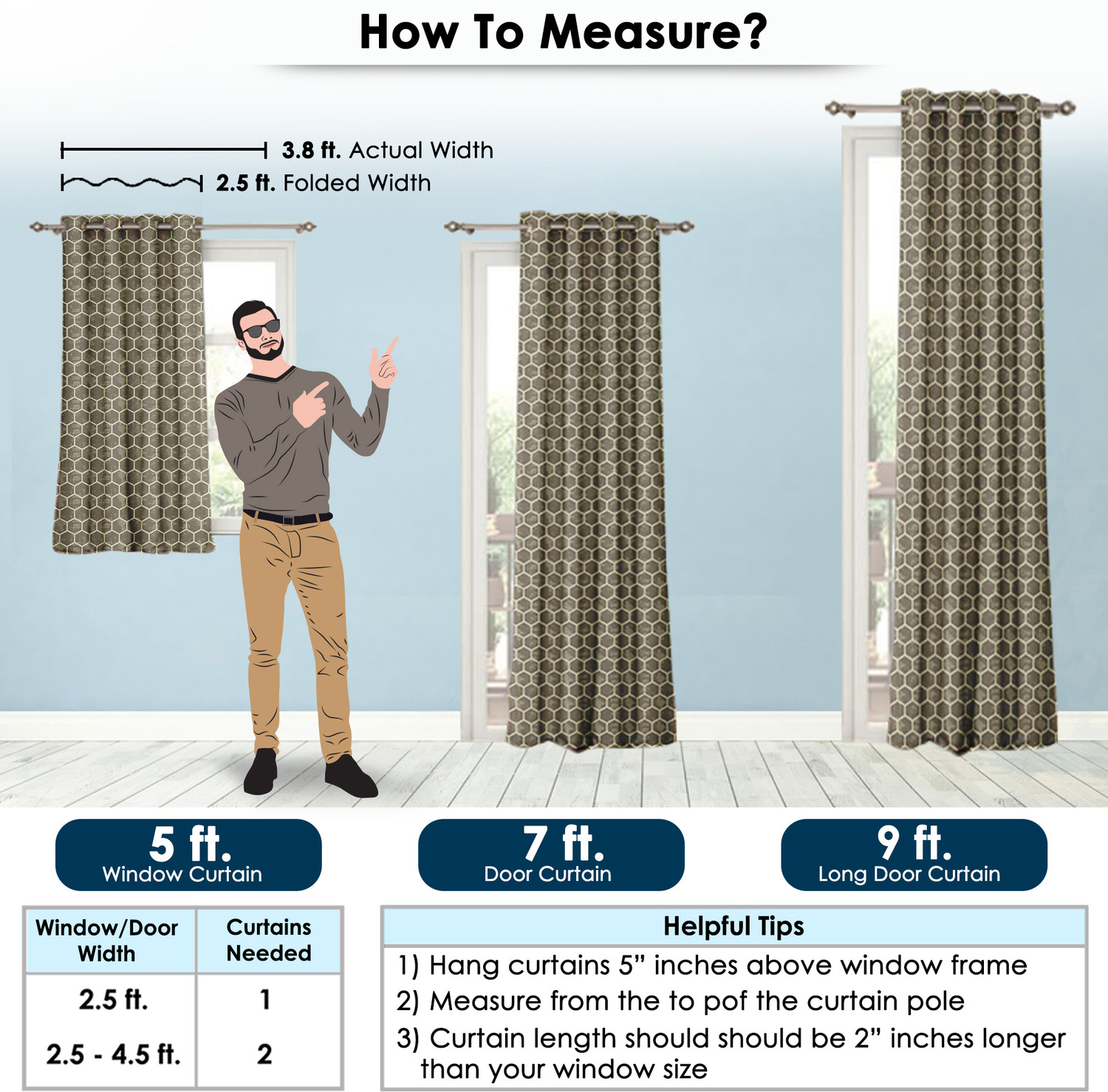 Image of Story@home 215 cm (7 ft) Door Jacquard Room Darkening Curtain Single Curtain