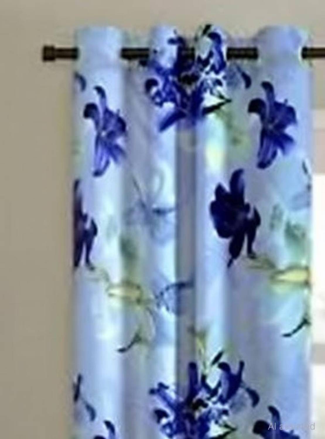 Gantavya 153 cm Polyester Semi Transparent Curtain - Image 3
