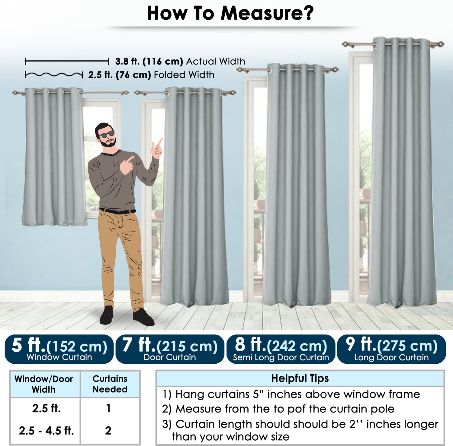 Image of Story@home 275 cm (9 ft) Long Door Polyester, Silk Blackout Curtain (Pack Of 2)