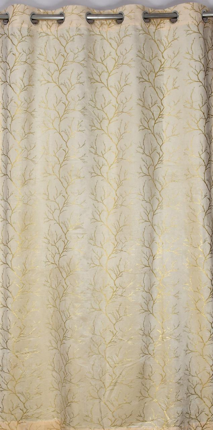 Image of VIRIDIAN DECOR 213 cm (7 ft) Door Velvet Room Darkening Curtain (Pack Of 2)