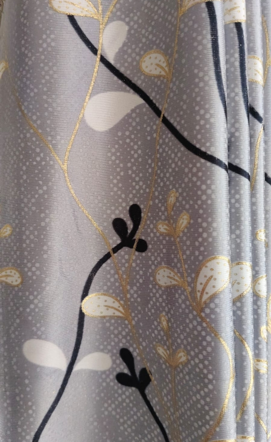 Image of TAJ TEXTILE 153 cm (5 ft) Window Cotton Room Darkening Curtain (Pack Of 2)