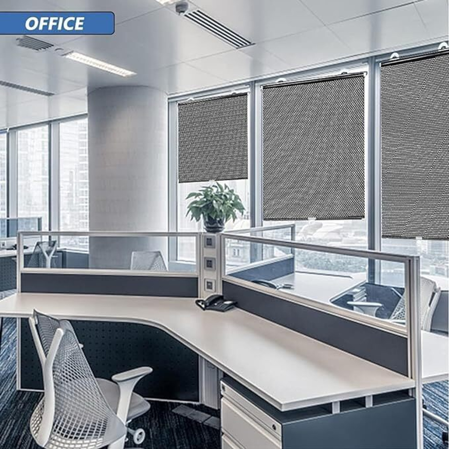 Image of HRK Enterprise 10 cm (0 ft) Window Polyester Transparent Curtain Single Curtain