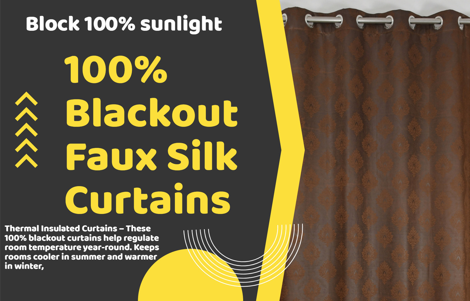 Image of Home Stylish 152 cm (5 ft) Window Velvet Blackout Curtain (Pack Of 2)
