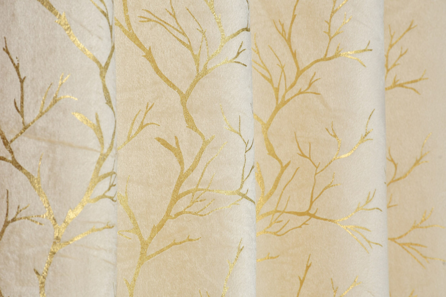 Image of Galaxy Drape 274 cm (9 ft) Long Door Velvet Room Darkening Curtain (Pack Of 2)