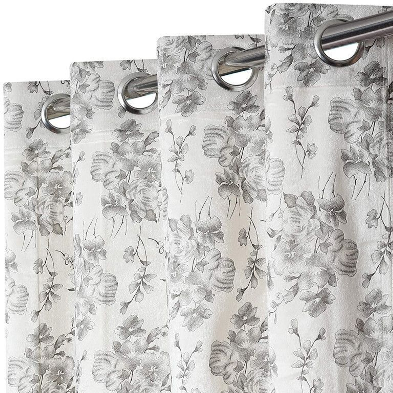 Image of Kraftiq Homes 243 cm (8 ft) Door Velvet Room Darkening Curtain Single Curtain