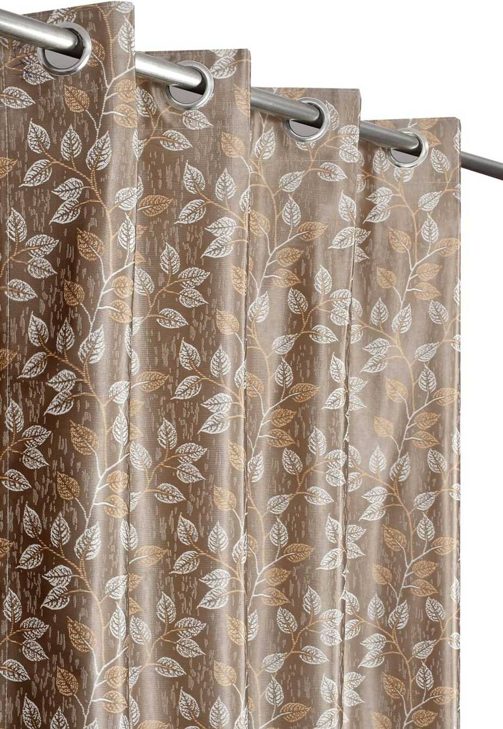 AH ARTSY HOME 154 cm (5 ft) Window Polyester Room Darkening Curtain Single Curtain