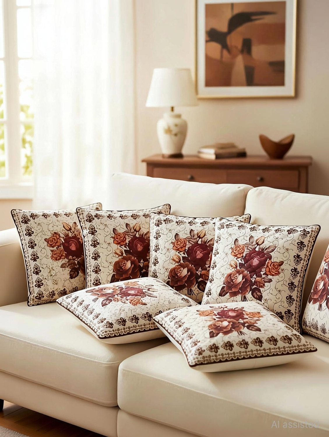 Image of Sparklings Cotton Cushions Cover