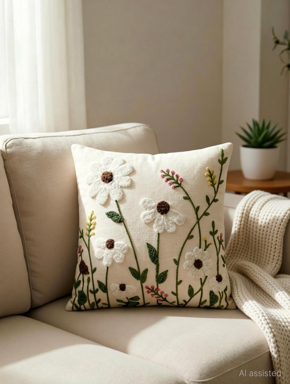 Image of Softiq Velora Linen, Cotton Cushions Cover