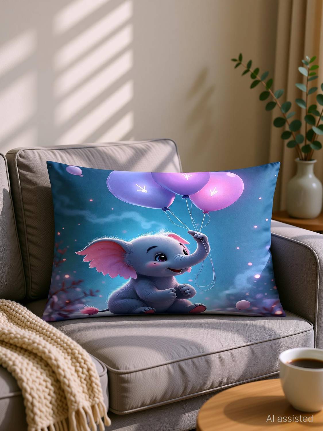 BLUSH & BLOOM Microfiber Pillows Cover